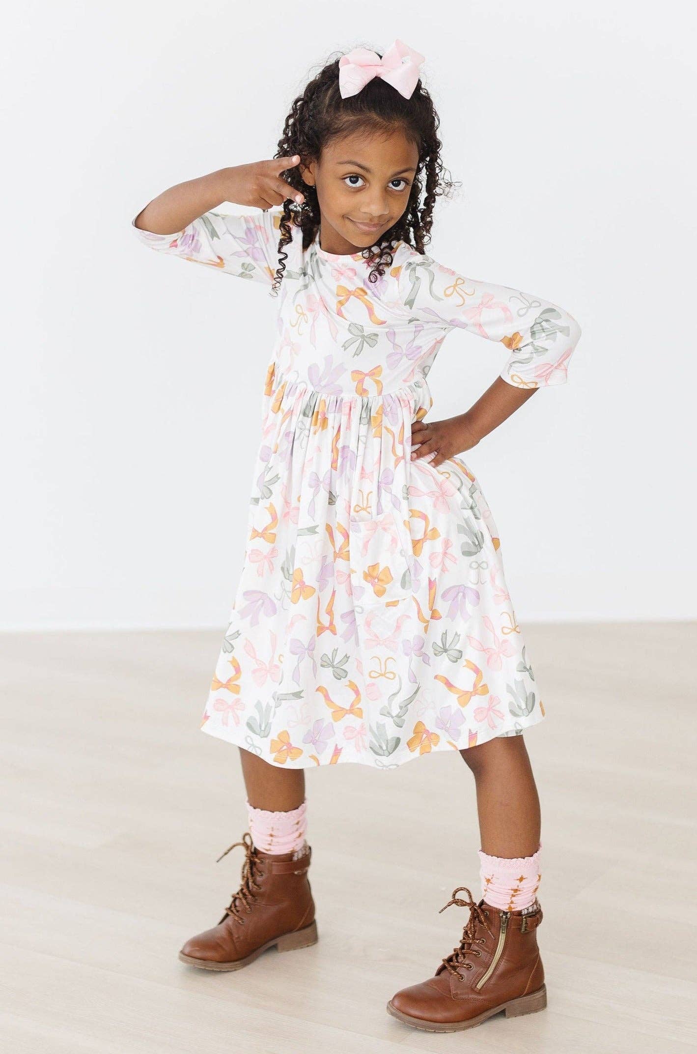 Boho Bows Twirl Dress