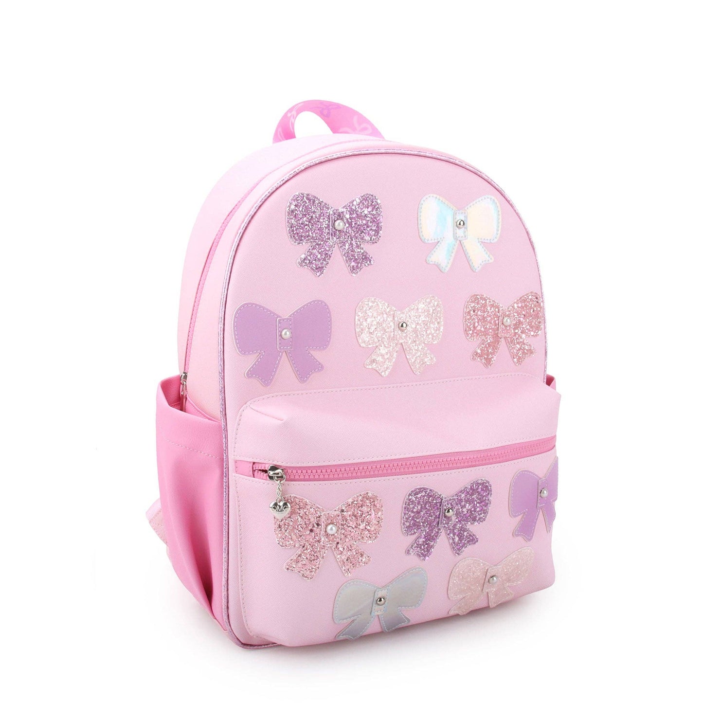 Glitter Bow Patch Large Backpack