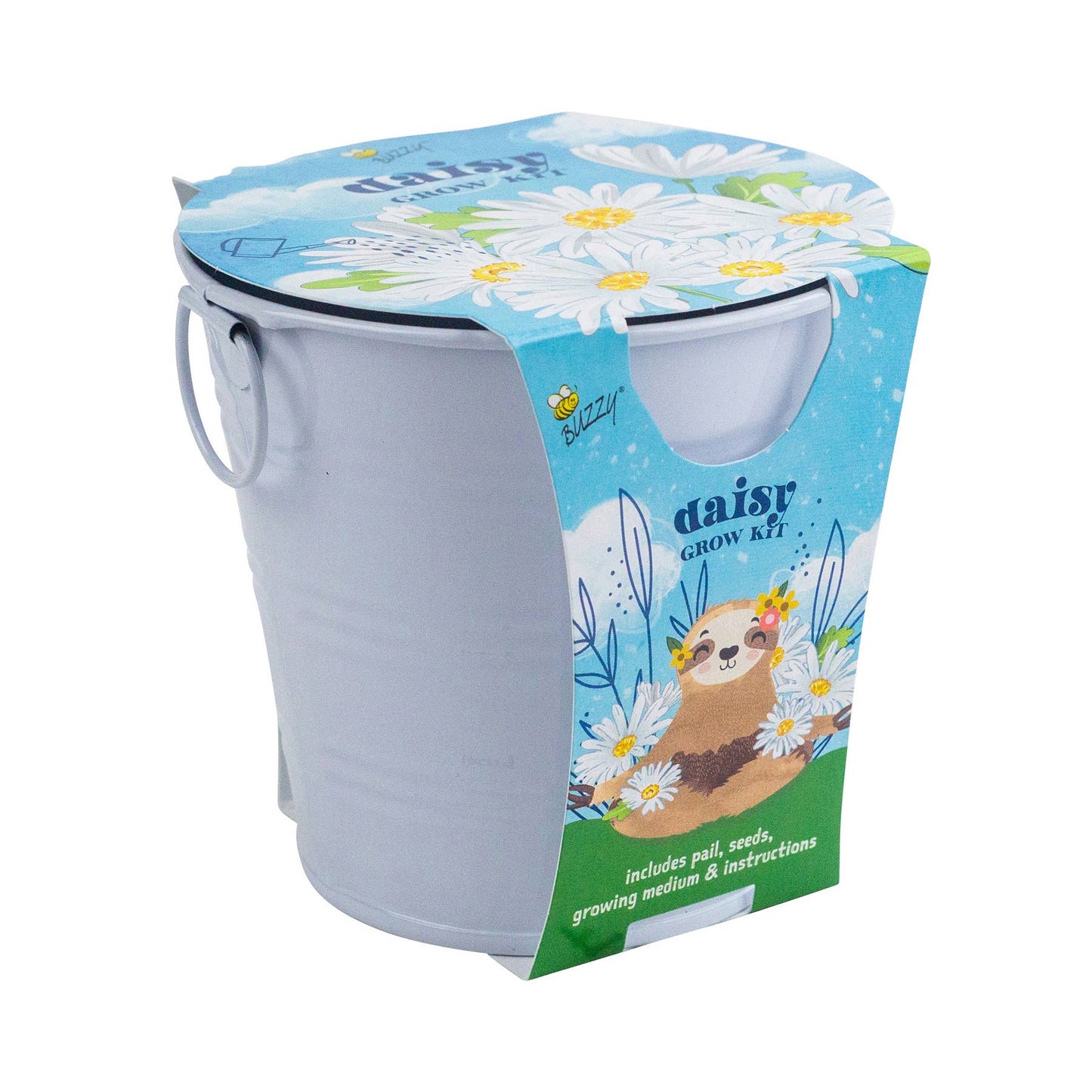 Kids Flower Grow Pail | Daisy Grow Kit |