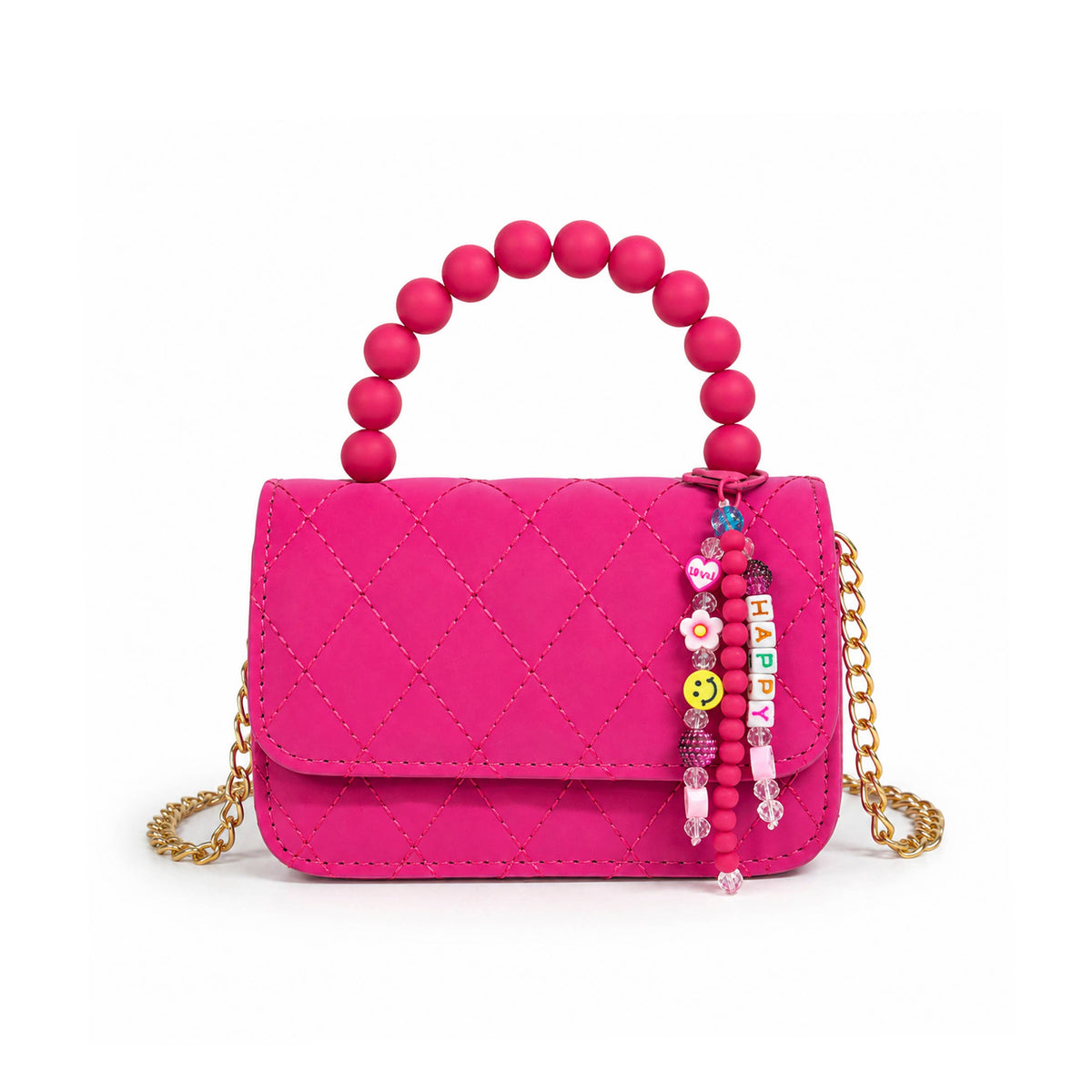 Pearl Handle Charm Handbag