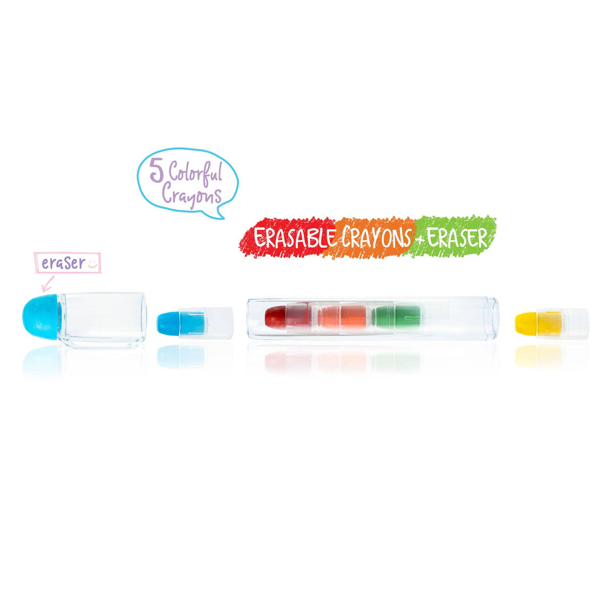 Color Stack to Go Erasable Unicorn Crayons