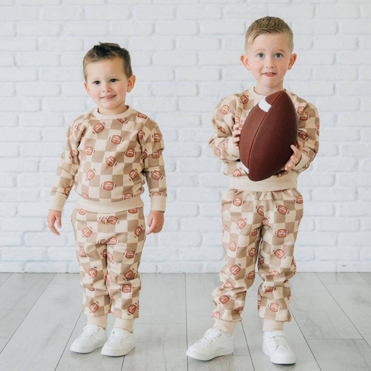 Football Checkered Sweatshirt