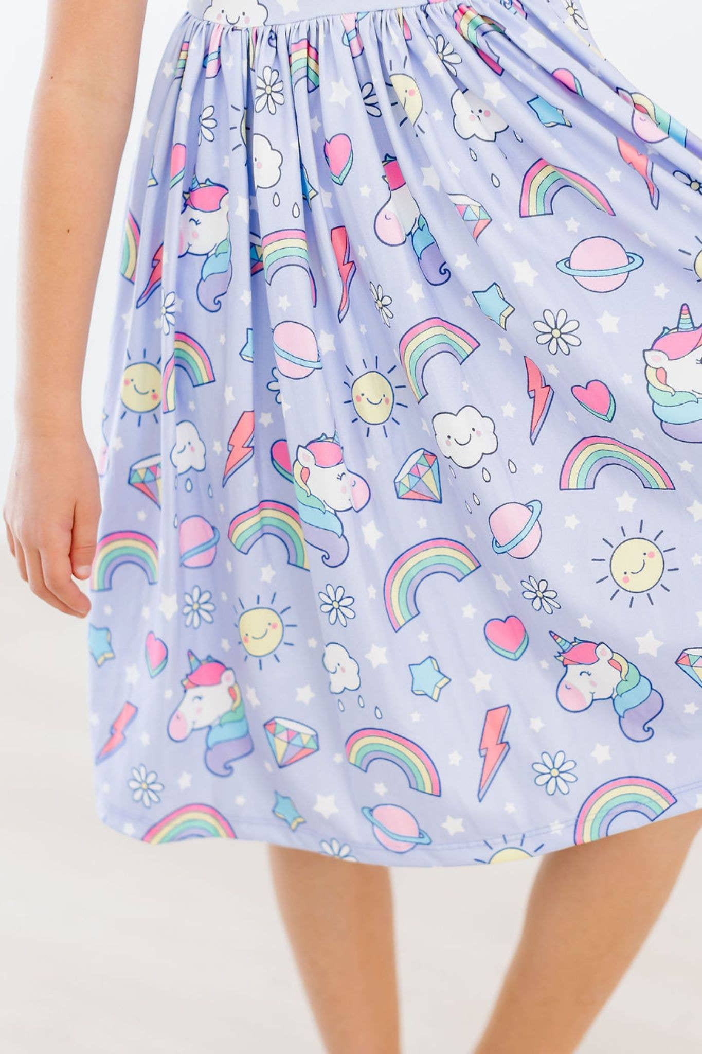Galactic Unicorns Twirl Dress