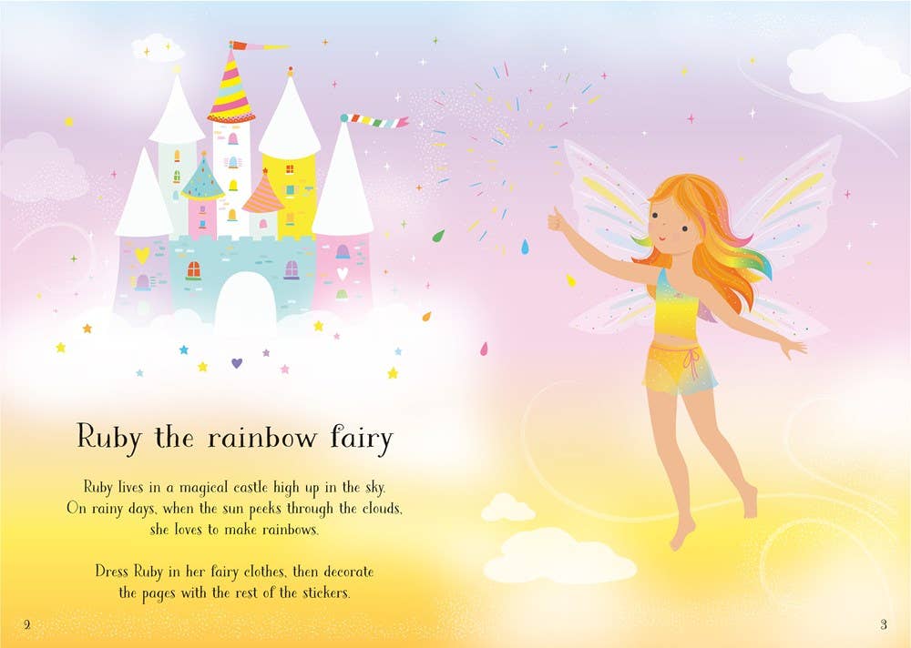 Little Sticker Dolly Dressing - Rainbow Fairy