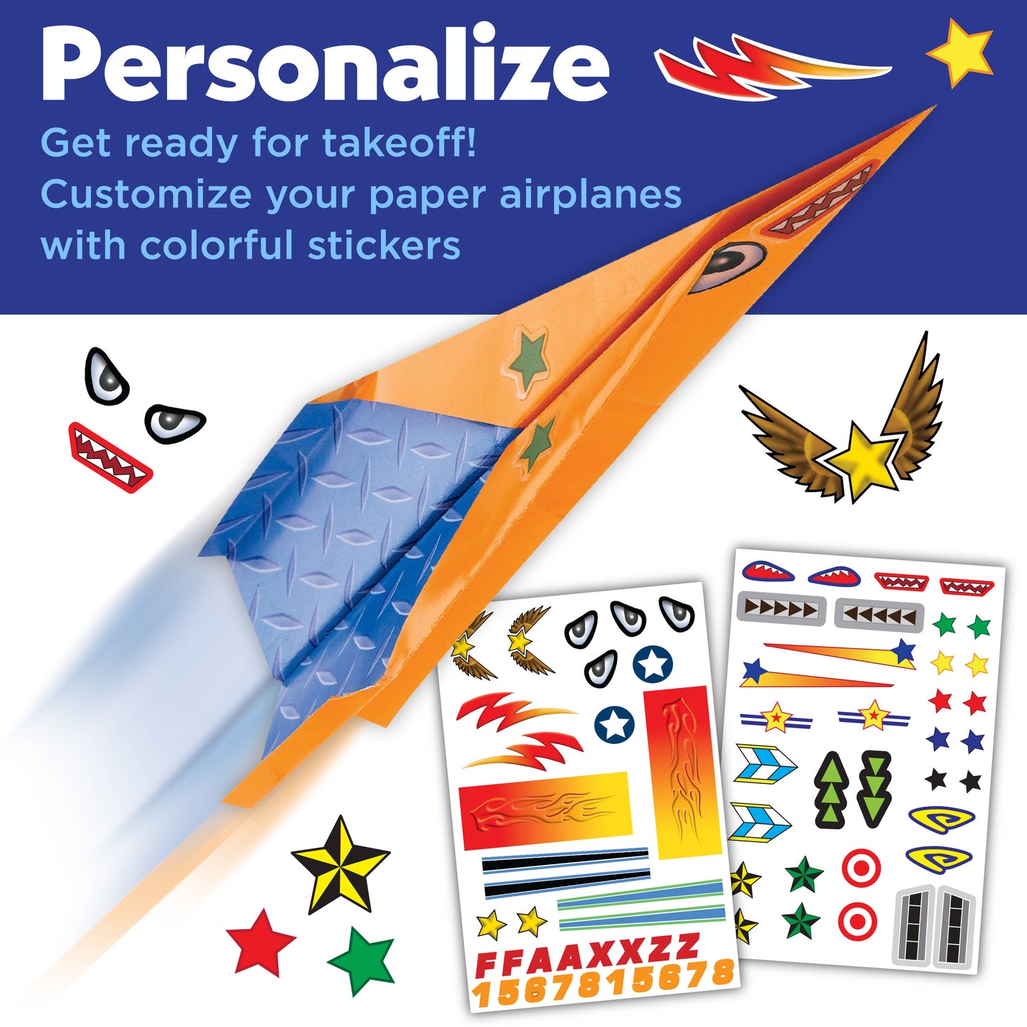 Paper Airplane Stunt Squadron Mini Craft Kit