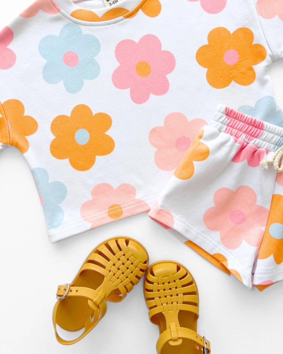 Daisy Pop Shorts Set