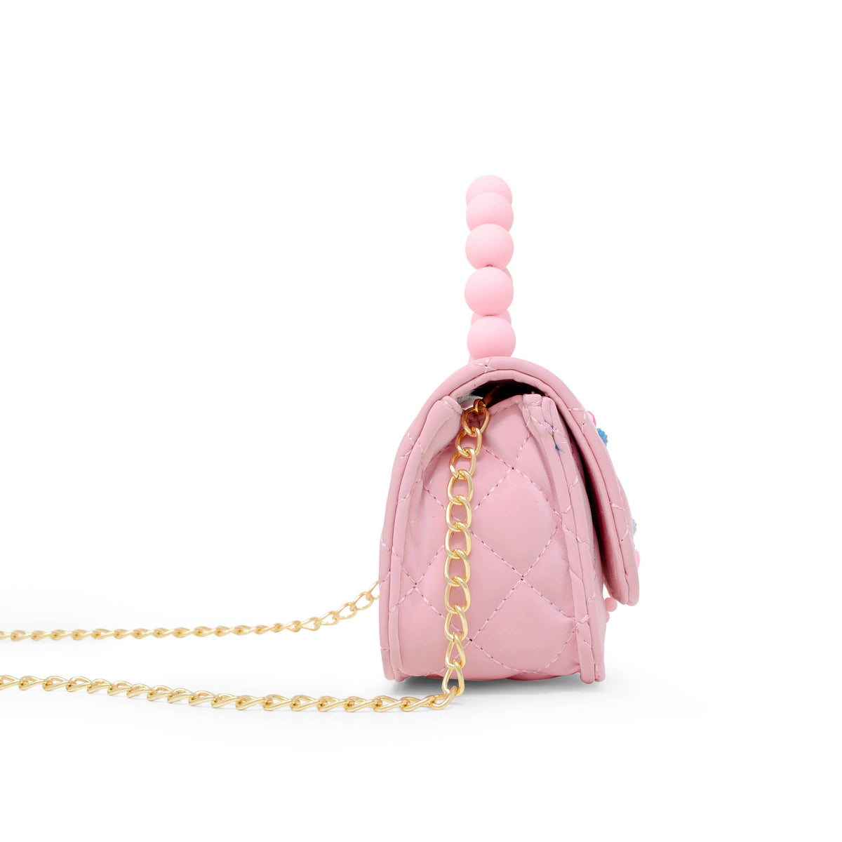 Pearl Handle Charm Handbag